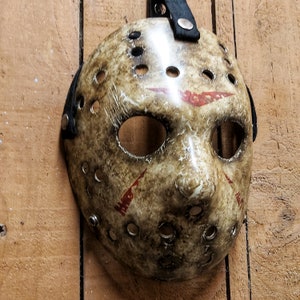 Progetto 09 Maschera da hockey Prop Replica Maschera horror - Maschera di Halloween Cimeli dell'orrore (V1).