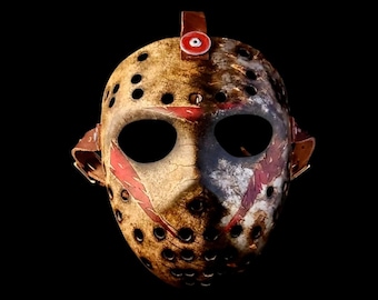 IX "Rebirth" Hybrid Hockey Mask - Horror Mask - Halloween Mask - Horror Memorabilia. (V1).