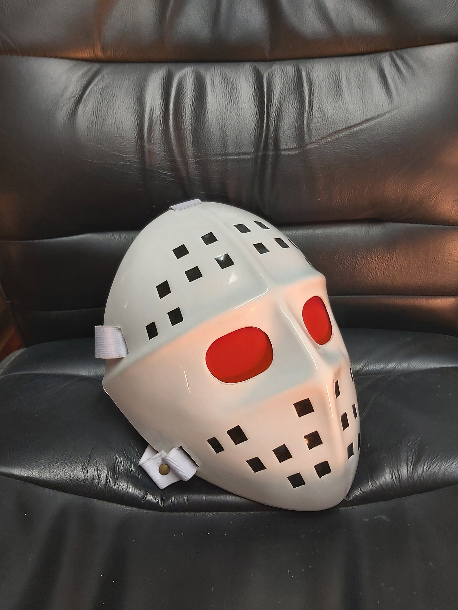 Jason mask part V poster art jason voorhees custom painted Etsy