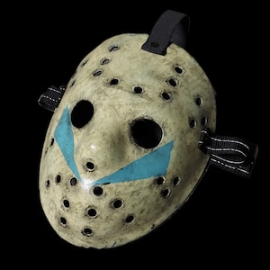 V &quot;The Imposter&quot; Hockey Maske - Halloween Horror Maske - Cosplay Horror Memorabilia.(V1).