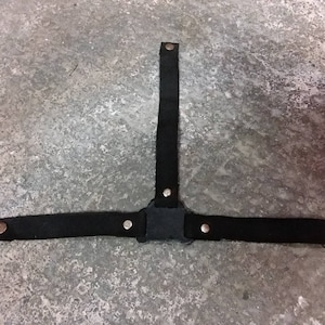Project 09 Weathered Strap Set - Hockey Mask Elasticated Strap Accessory - Horror Mask Prop Accessory.