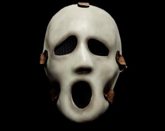 Ghost Slasher - Light Version - Horror Mask - Horror Prop - Halloween Horror Cosplay Mask (V1).