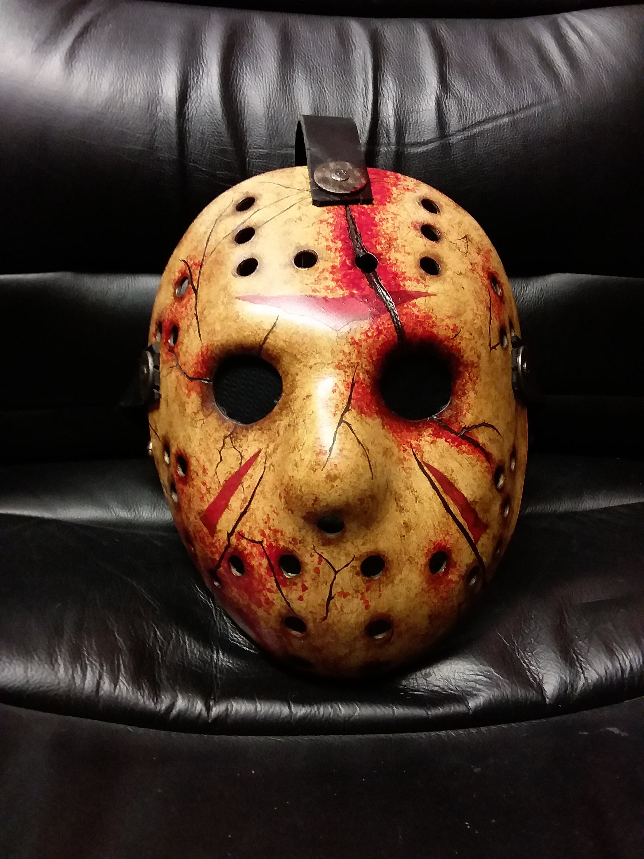 Jason maskjason voorhees Mortal Kombat X bloody hockey mask | Etsy