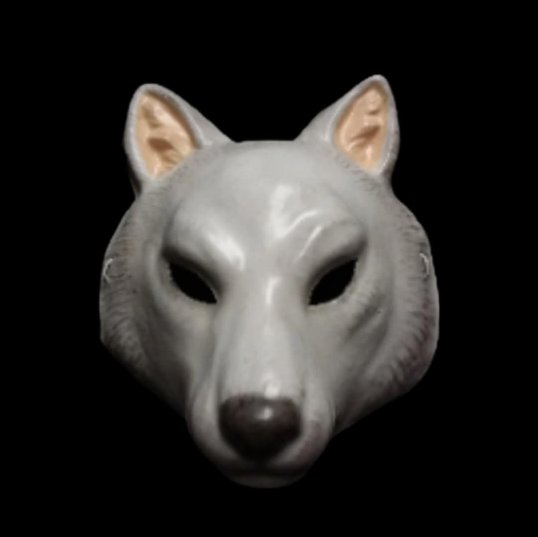 Fox Mask Hit Man Killer Prop Replica Mask Animal Mask Wolf Mask  Custom Made Halloween Mask Horror Memorabilia Cosplay Mask 
