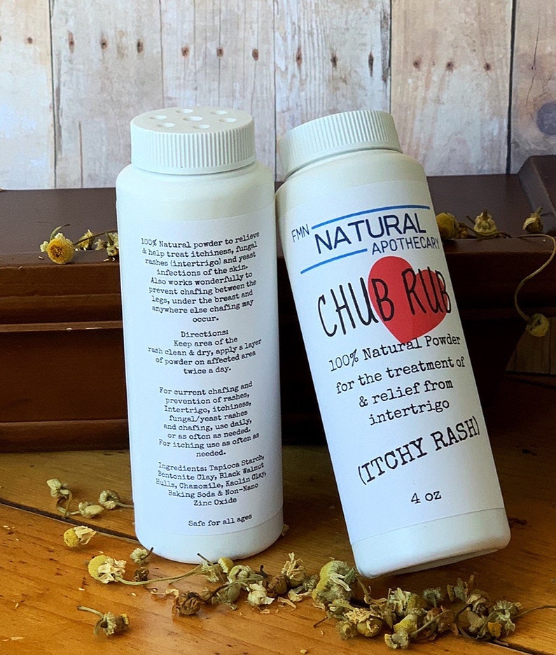 Chub Rub Natural Powder/Itch Powder/Under Breast Etsy