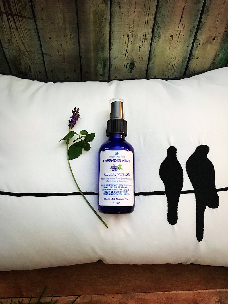 Pillow Potion Lavender Mint Sleep Spray Aromatherapy Room Etsy