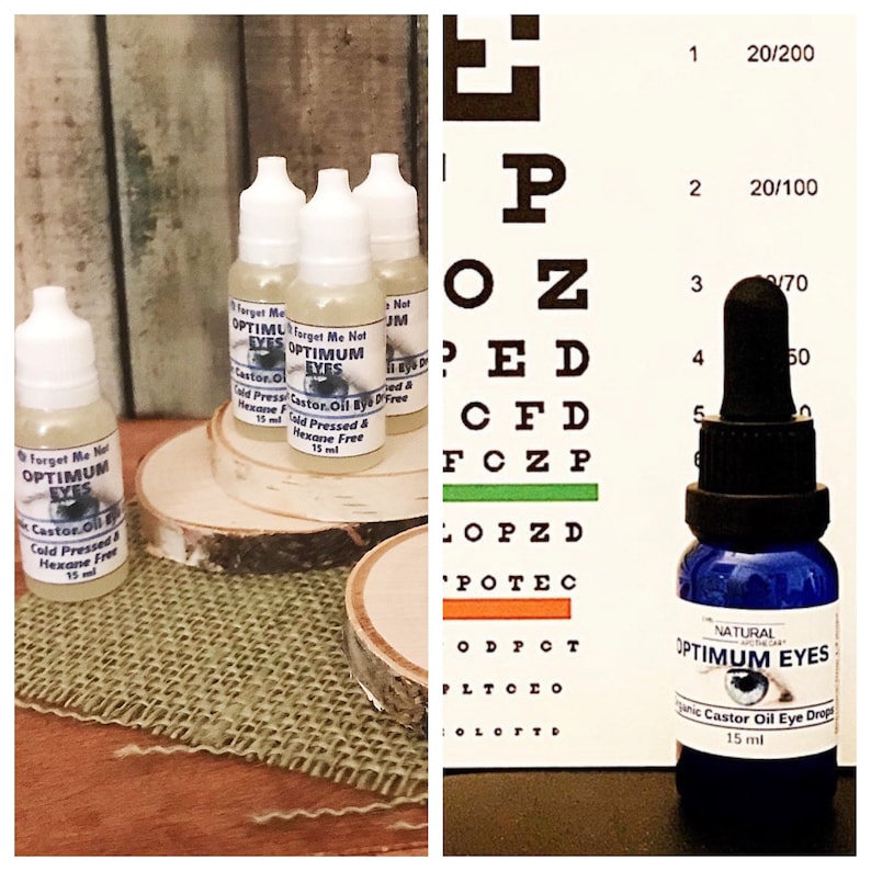 FMN Organic Castor Oil Eye Drops 15 Ml Etsy Canada