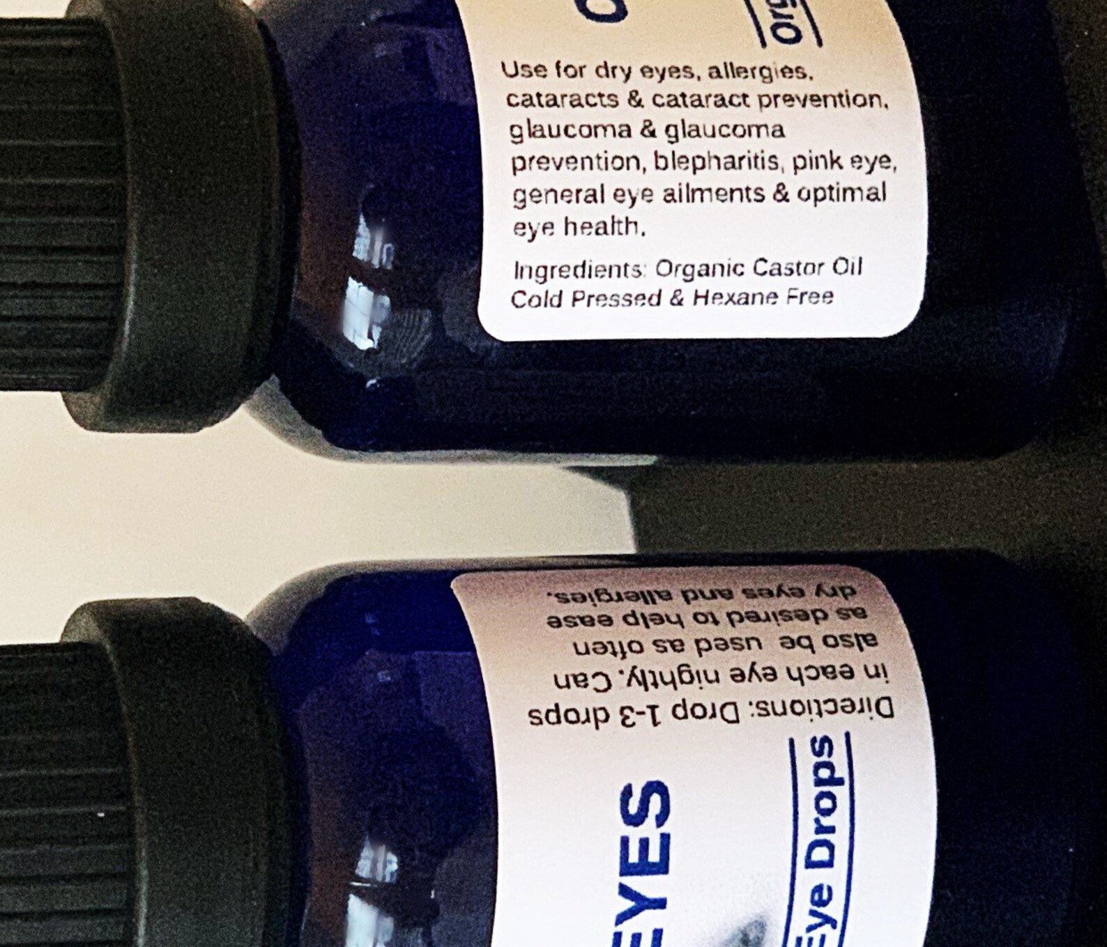 Organic Castor Oil Eye Drops/Pharmaceutical Grade/Hexane Etsy