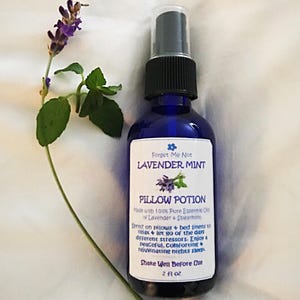 Pillow Potion Lavender Mint Sleep Spray Aromatherapy Room Spray image 3