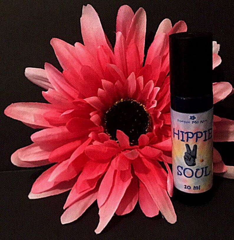 Hippie Soul Natural Perfume. Rollon. Patchouli. Frankincense. Etsy