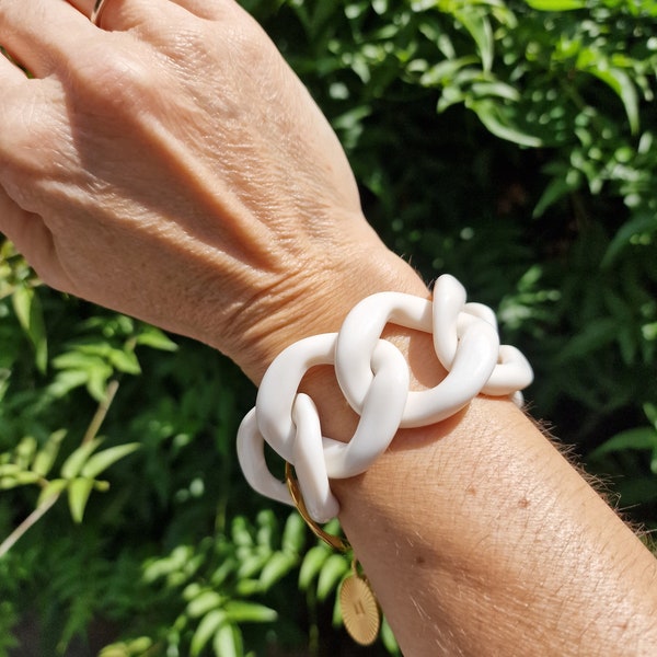 Bracelet maillons XXL