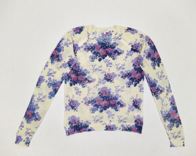 PAUL&JOE SISTER Kirie pre-owned floral print open knit sweater