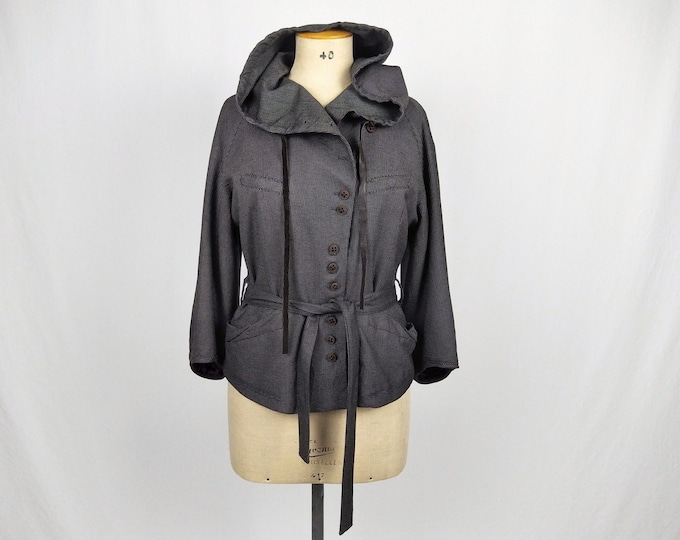 BOSS pre-owned micro pattern hooded jacket