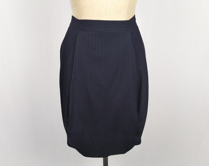 VIVIENNE WESTWOOD ANGLOMANIA vintage grey black striped tulip skirt