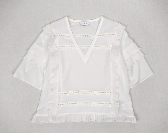 IRO pre-owned Cauland white ruffled blouse
