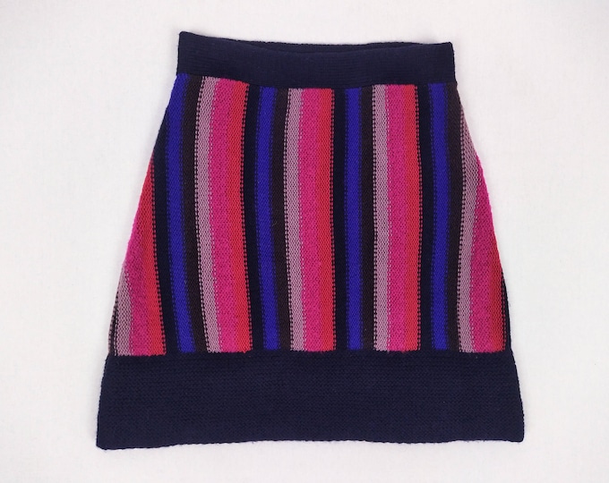 SONIA by SONIA RYKIEL pre-owned multicolour striped wool knit skirt