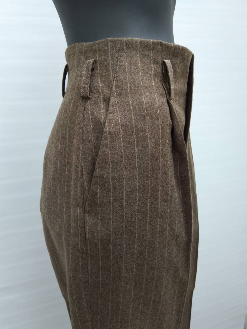 RALPH by RALPH LAUREN vintage 90s toffee brown pinstripe RALPH by RALPH LAUREN vintage 90s toffee brown pinstripe