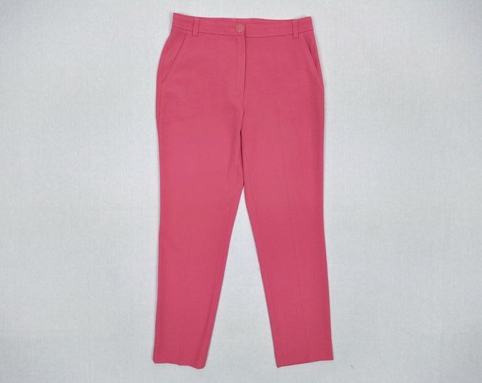 ESSENTIEL ANTWERP pre-owned bubblegum pink moss crepe 7/8 trousers