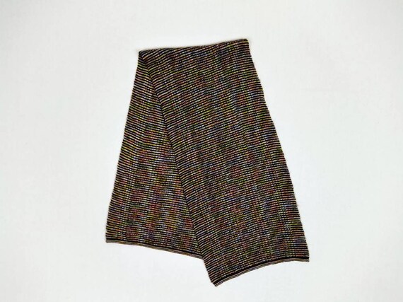 MISSONI SPORT vintage brown/multicolor striped kni