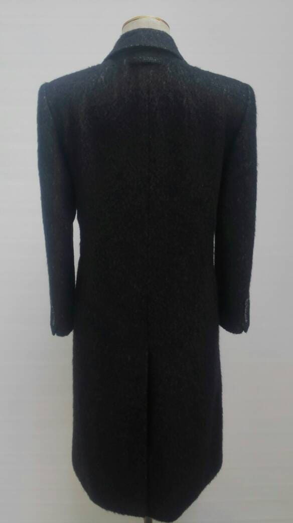 JEAN PAUL GAULTIER vintage black mohair blend coat