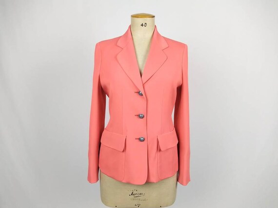 MOSCHINO CHEAP and CHIC vintage 90s coral pink bla