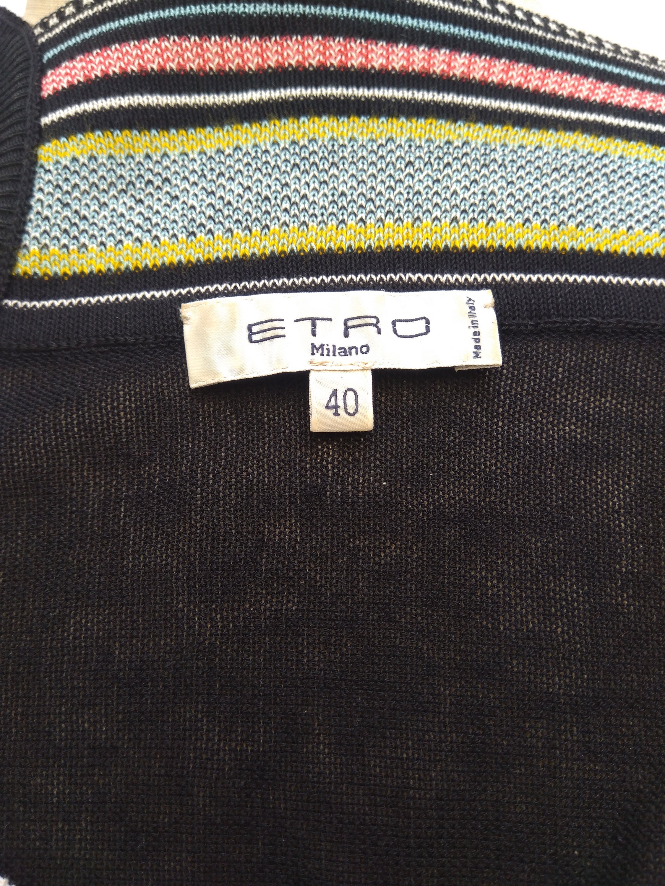 ETRO pre-owned printed silk tank top