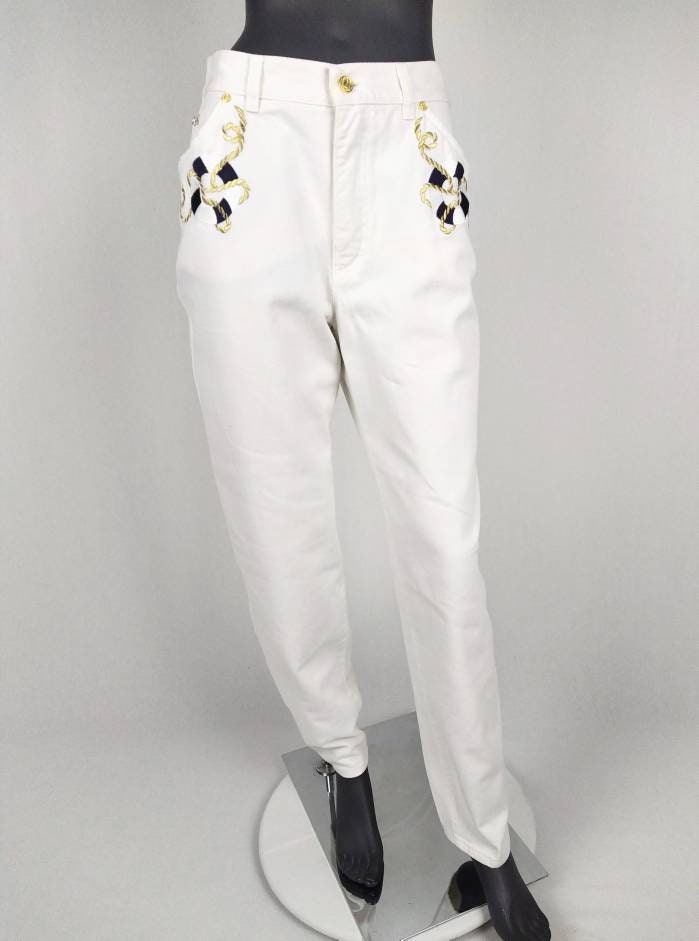 Escada white best sale jeans