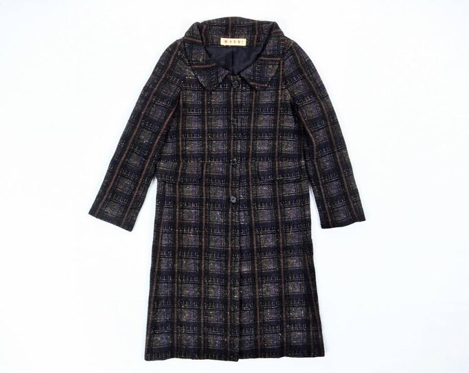 MARNI vintage wool tweed coat