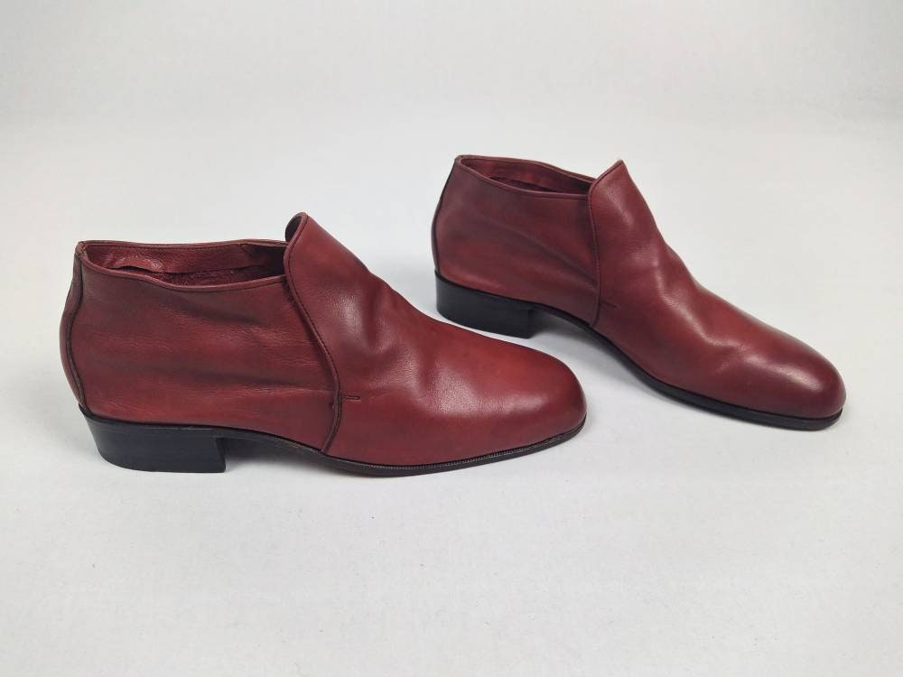 ankle boots Scarpe Calzature uomo Stivali Stivali eleganti BALLY unworn vintage men's wine red dress shoes 