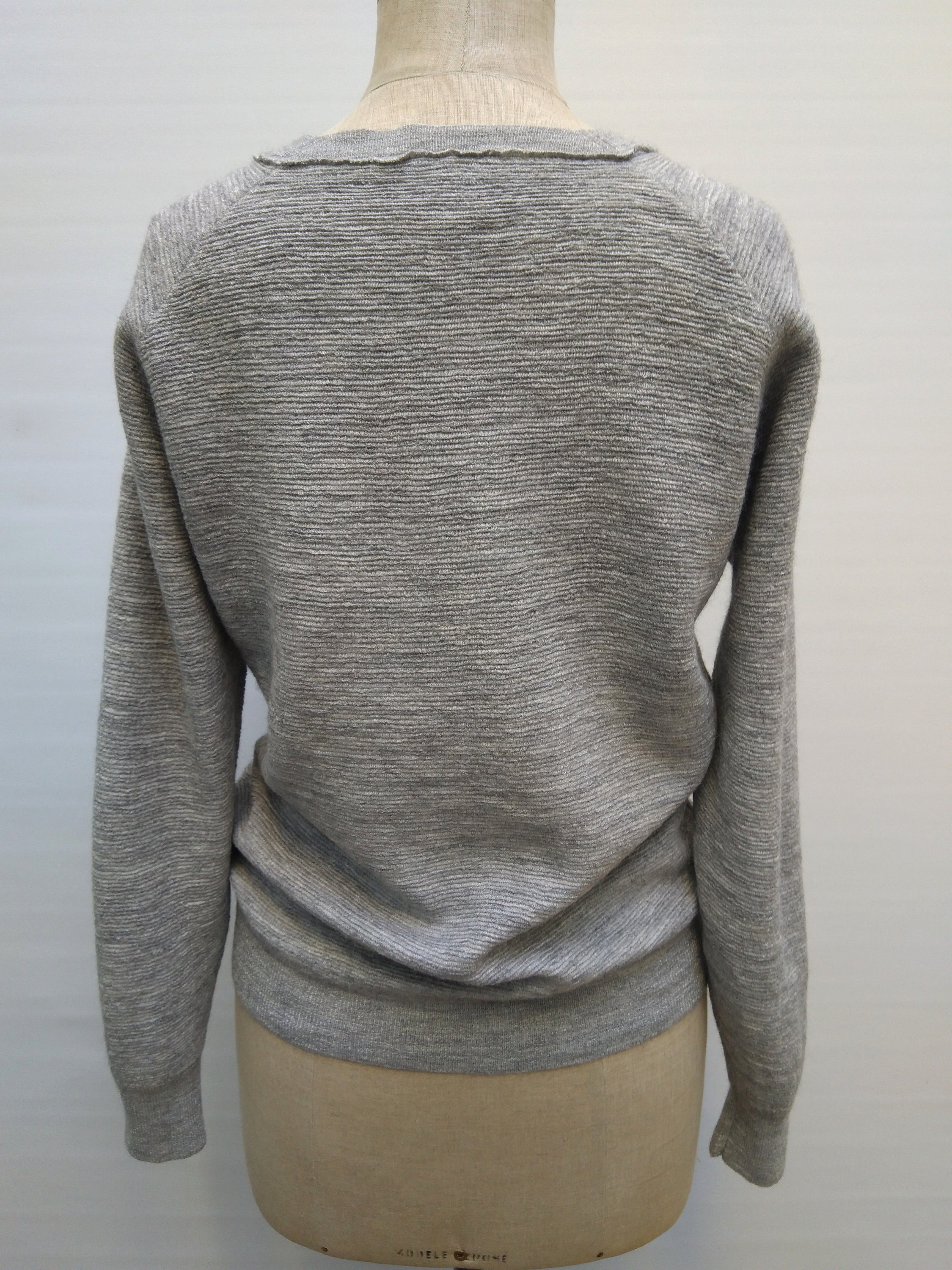 3.1 PHILLIP LIM pre-owned grey alpaca and silk knit sweater