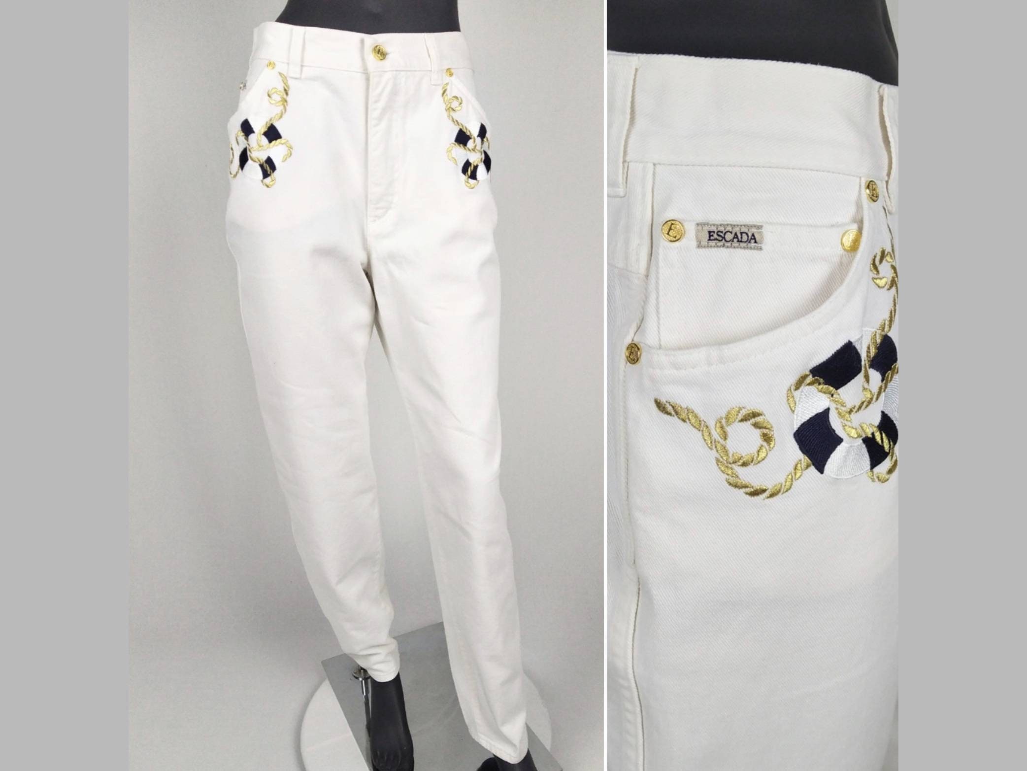 Escada white sale jeans