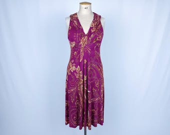 ETRO Y2K vintage paisley print jersey dress