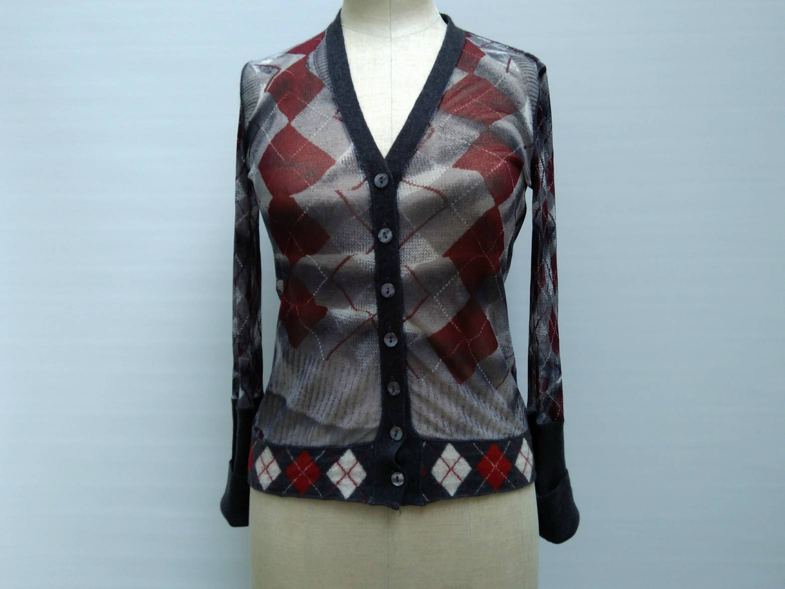 jean paul gaultier cardigan