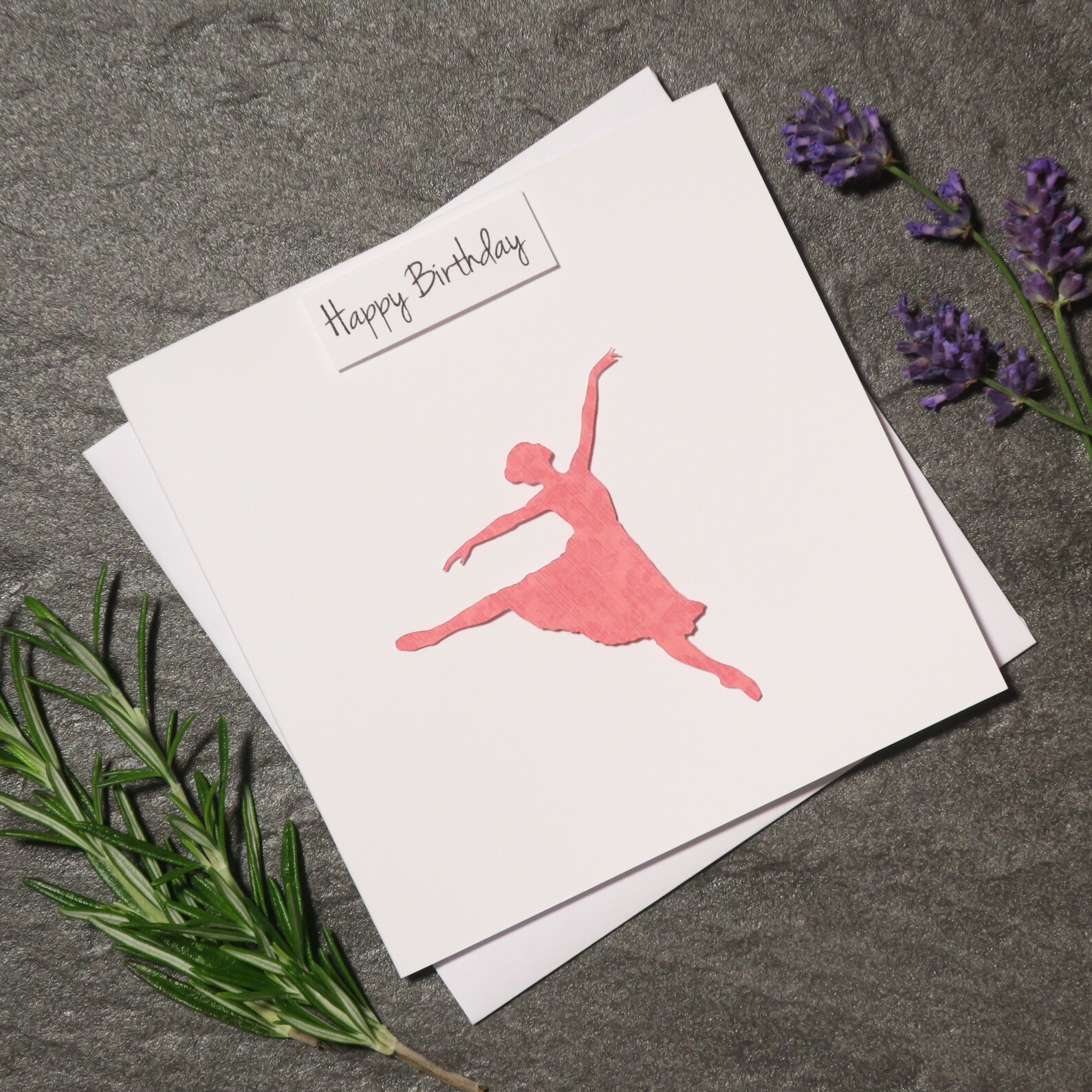 Ballerina Birthday Card Handmade - Etsy