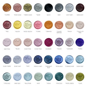 wax seal colours