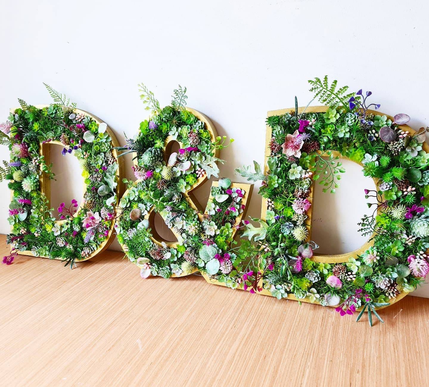 Large 12/30cm Hedgerow Moss Wall Art Letter AZ Indoor Etsy UK