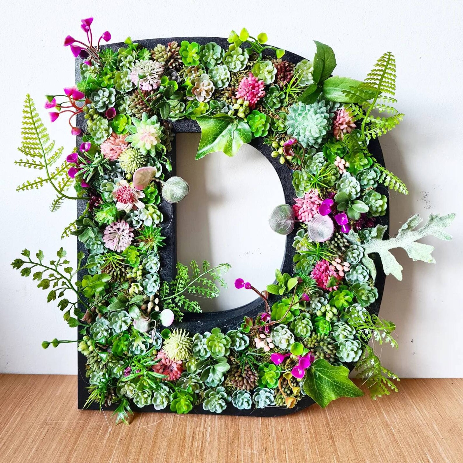 Large 30cm Hedgerow Moss Wall Art Letter AZ Indoor Home Decor Etsy