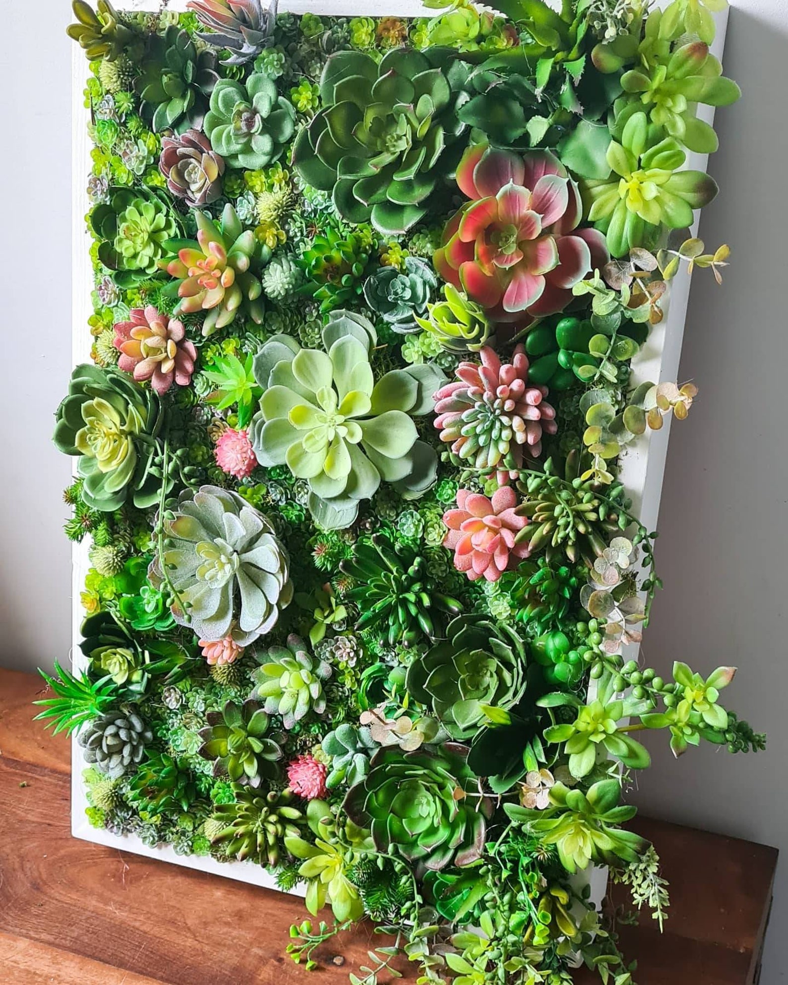 Realistic Moss Faux Artificial Succulents Wall Art Home Modern - Etsy