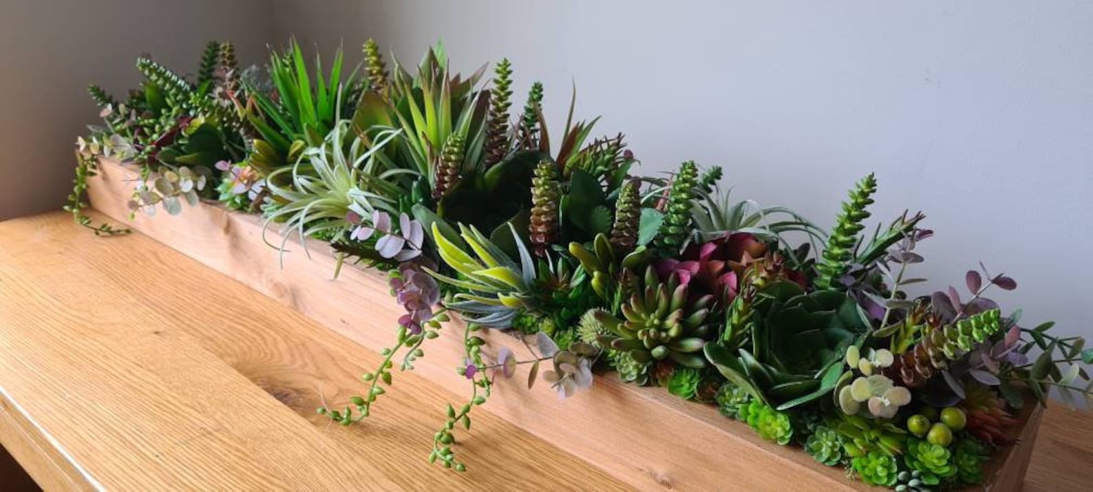 Extra Large Unique Realistic Faux Artificial Succulents Living Etsy UK