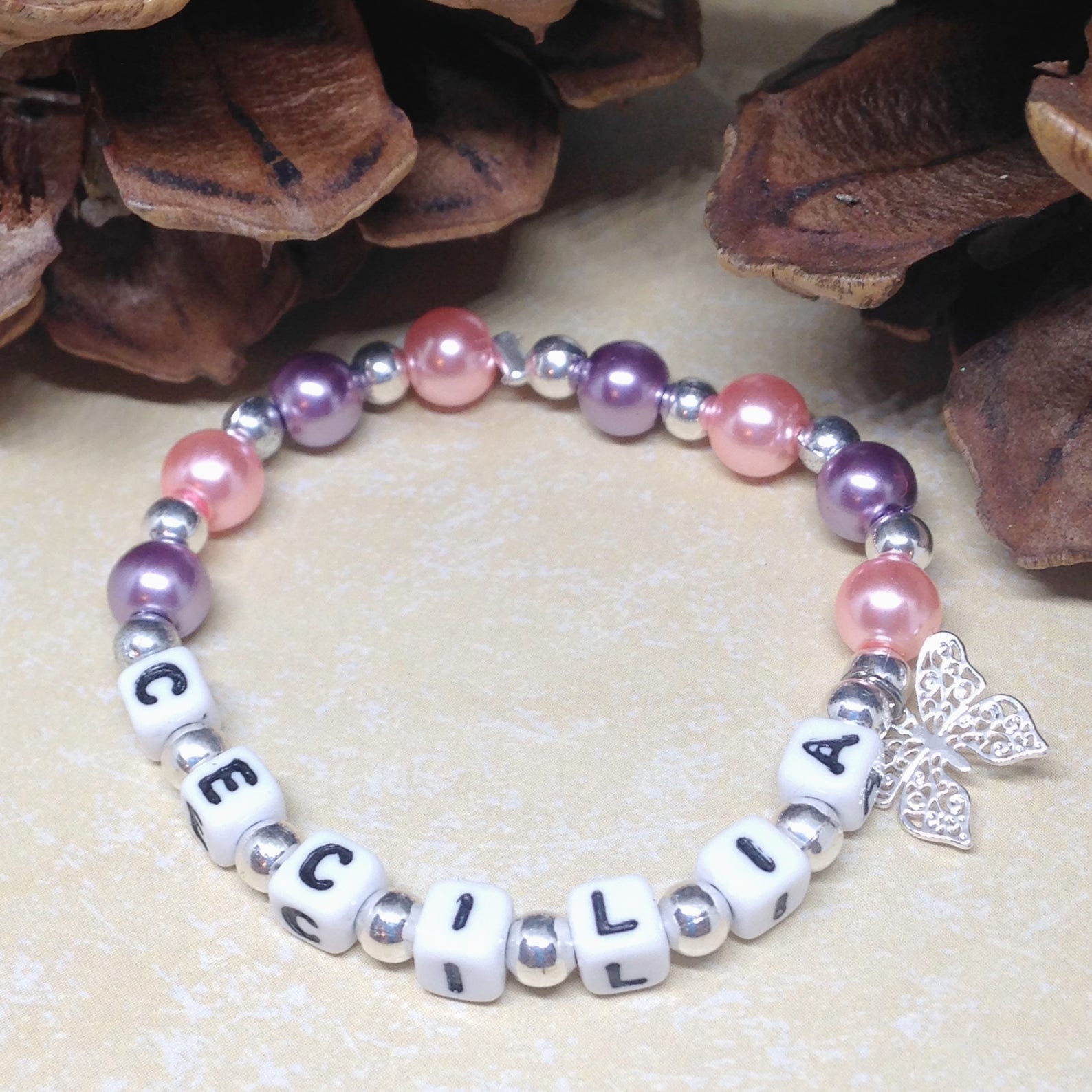 Flower Girl Bracelet Flower Girl Bracelet Personalized Etsy