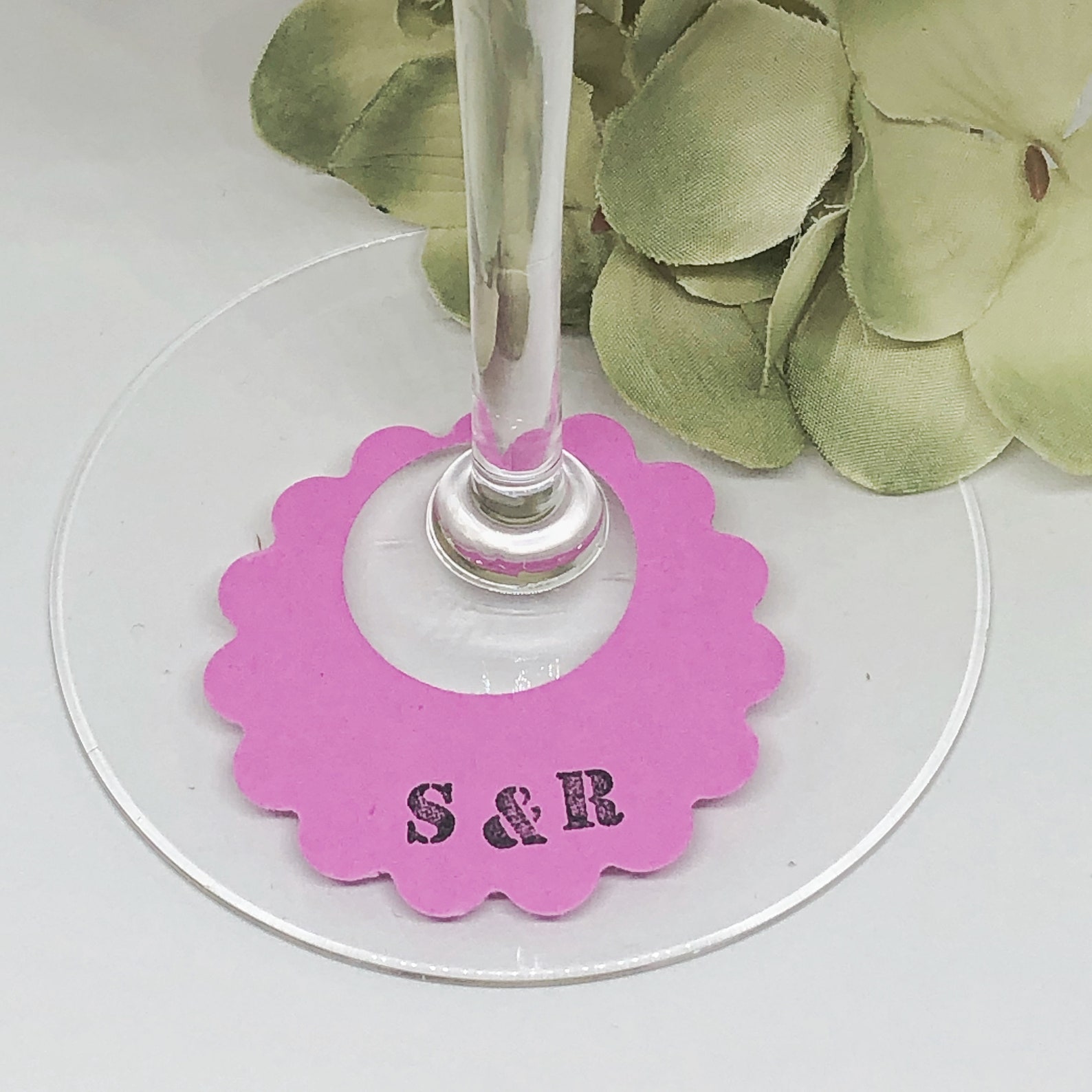 Custom Wine Tags Paper Wine Glass Tags Wedding Wine Tags Etsy
