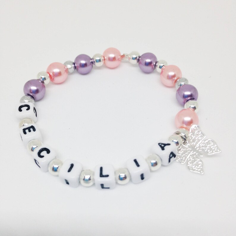 Flower Girl Bracelet Flower Girl Bracelet Personalized Etsy