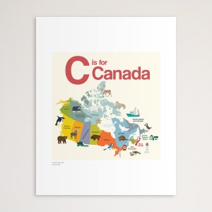 C is for Canada 11"x14" Print