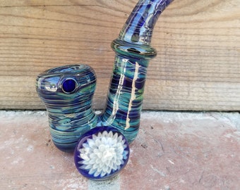 Gold and Silver Fumed Sherlock Pipe with Silver Fumed Cab!!!