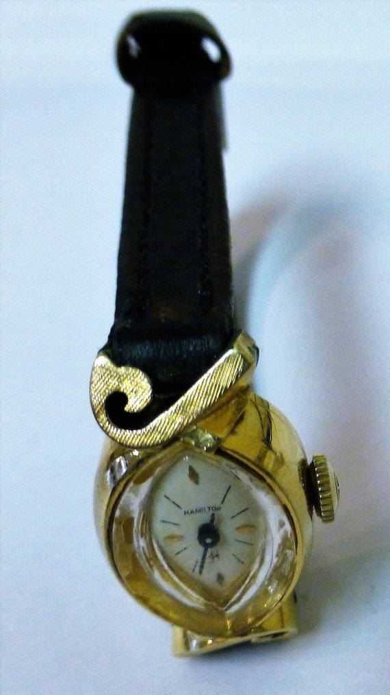 14kt Yellow Gold Ladies Vintage Hamilton L&W Watch