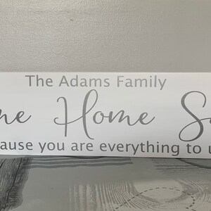 Personalised Family Plaque - Come Home Safe Because You Are Everything ...