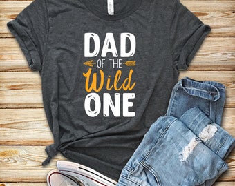 Dad of The Wild One Funny 1st Birthday Singlet Tstars