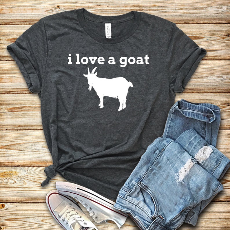 I Love a Goat / Shirt / Tank Top / Hoodie / Goats / Cute Goat | Etsy