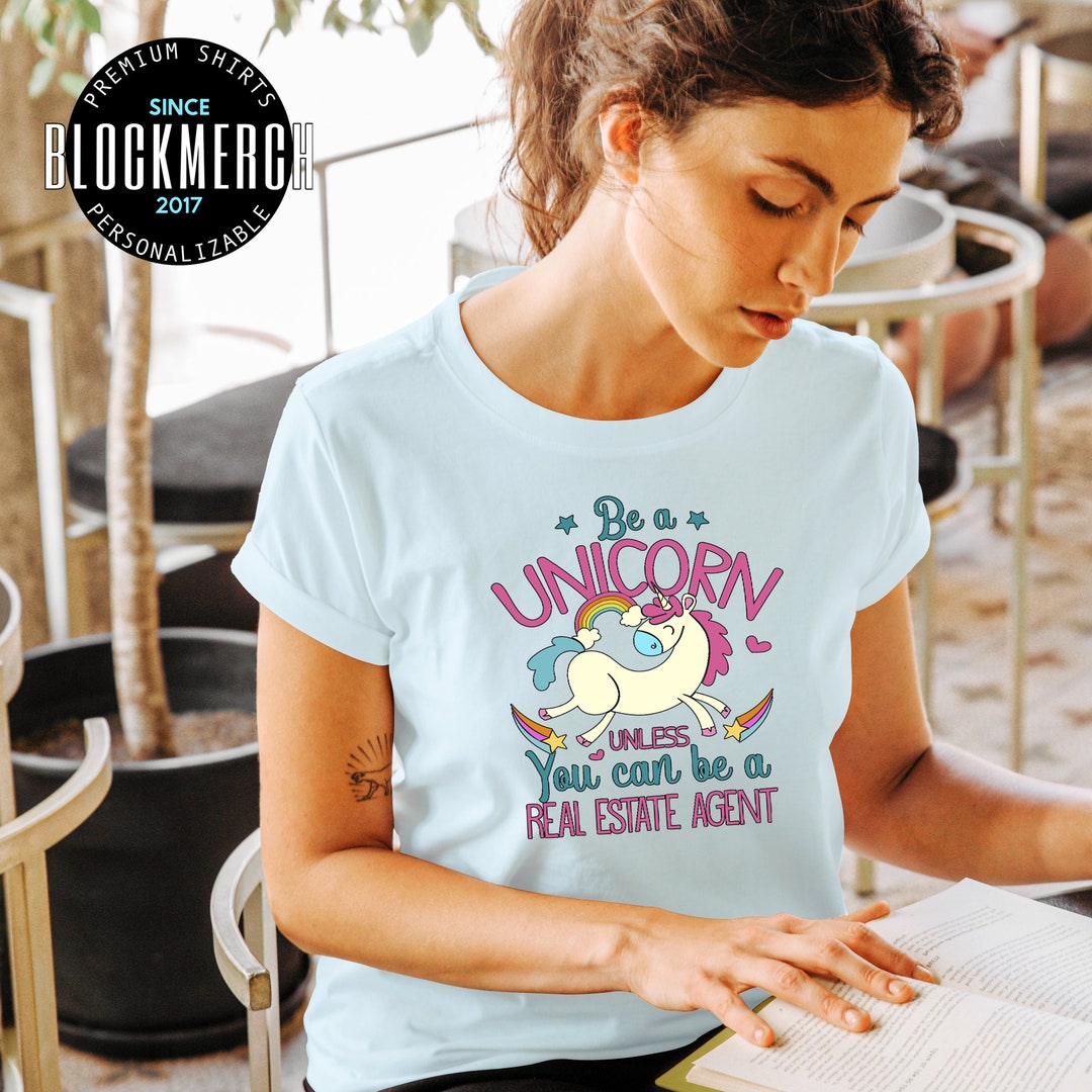 Real Estate Unicorn Real Estate Agent Shirt House Broker Etsy