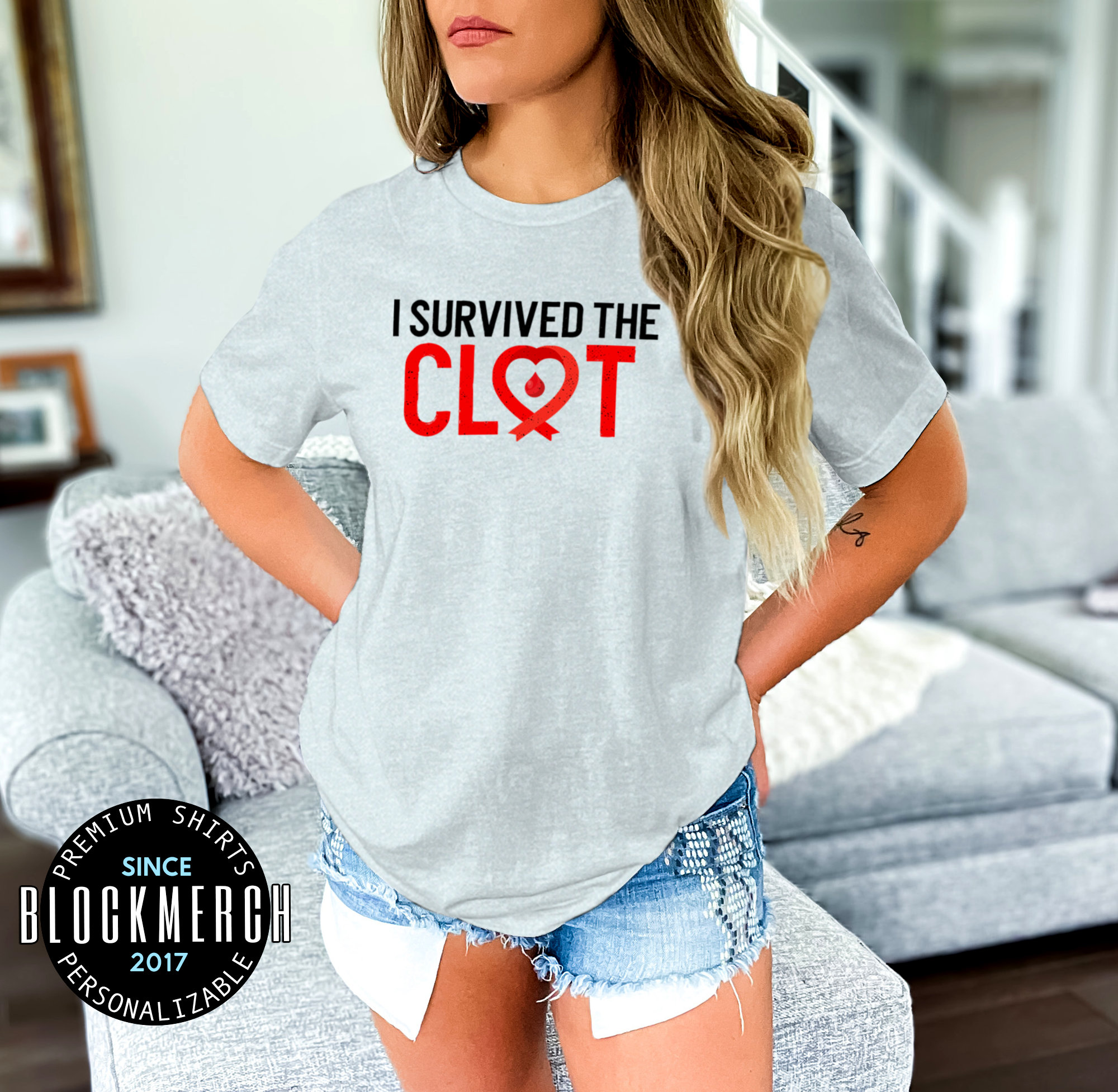 I Survived Blood Clot Pulmonary Embolism Awareness Shirt - Etsy